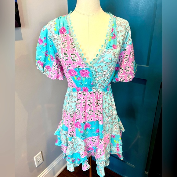 Summer ruffled boho dress - Picture 1 of 4